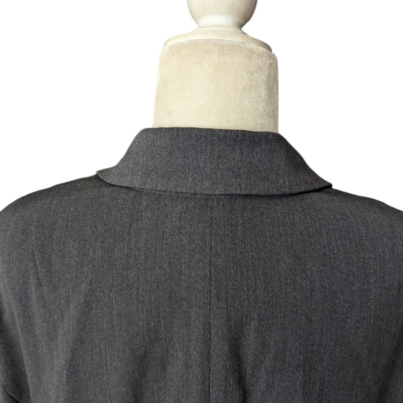 Lane Bryant charcoal gray long classic career plus size blazer New NWT sz 22/24 - Picture 4 of 13